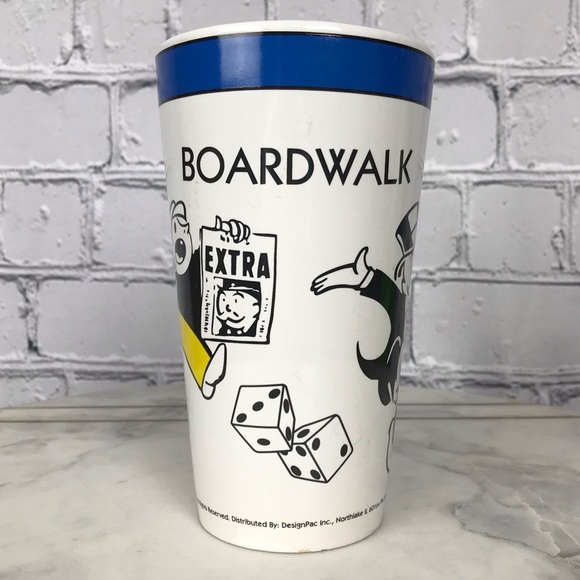 Monopoly 1999 Vintage Hasbro Mr. Monopoly Boardwalk Ceramic Coffee Mug - Picture 3 of 11